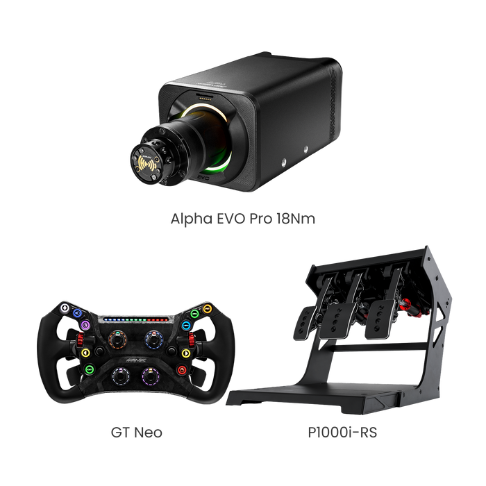 Simagic – Alpha EVO Pro 18nm Wheel Base (BUNDLE & SAVE)