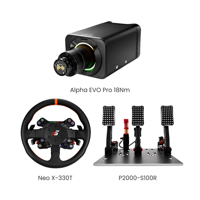 Simagic – Alpha EVO Pro 18nm Wheel Base (BUNDLE & SAVE)