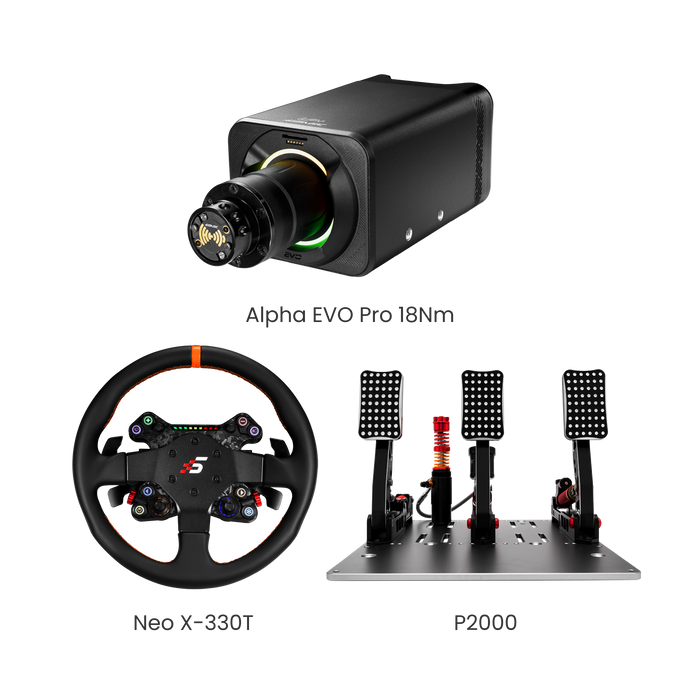 Simagic – Alpha EVO Pro 18nm Wheel Base (BUNDLE & SAVE)