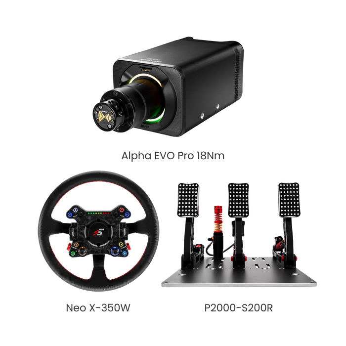 Simagic – Alpha EVO Pro 18nm Wheel Base (BUNDLE & SAVE)