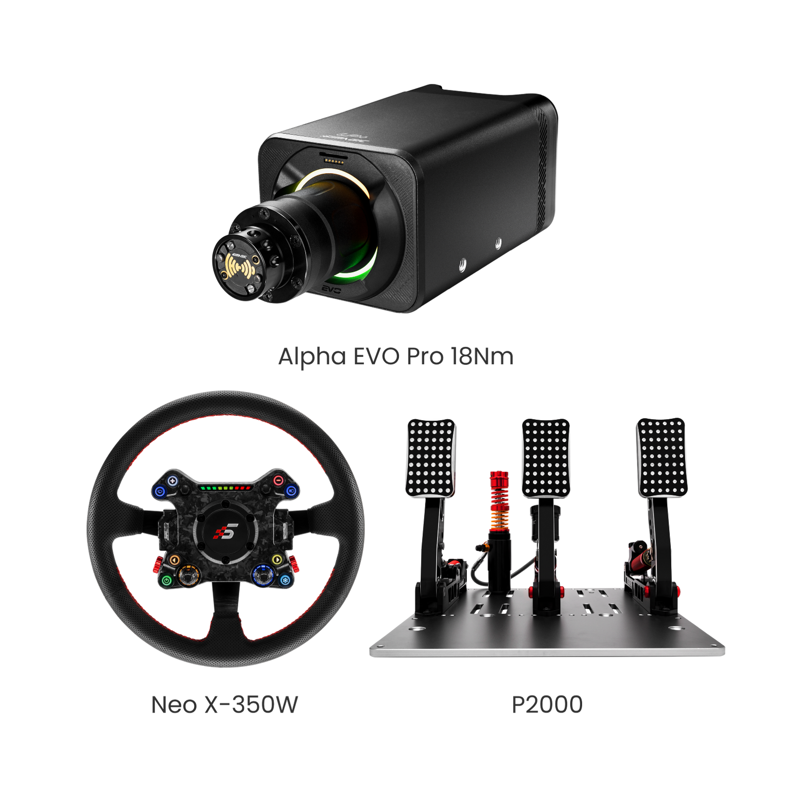 Simagic – Alpha EVO Pro 18nm Wheel Base (BUNDLE & SAVE) — Simshop