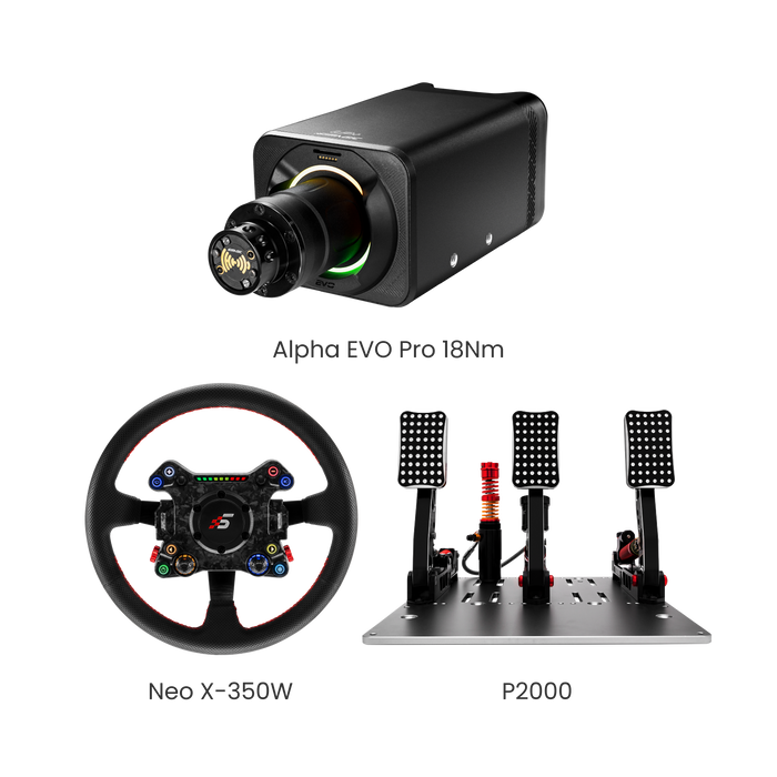 Simagic – Alpha EVO Pro 18nm Wheel Base (BUNDLE & SAVE)